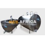 2000 LITRES MILK STORAGE TANK.